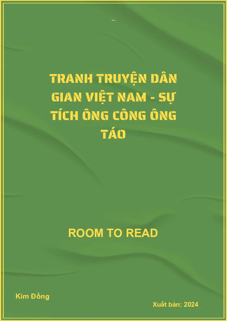 Tranh truyện dân gian Việt Nam - Sự tích ông Công ông Táo