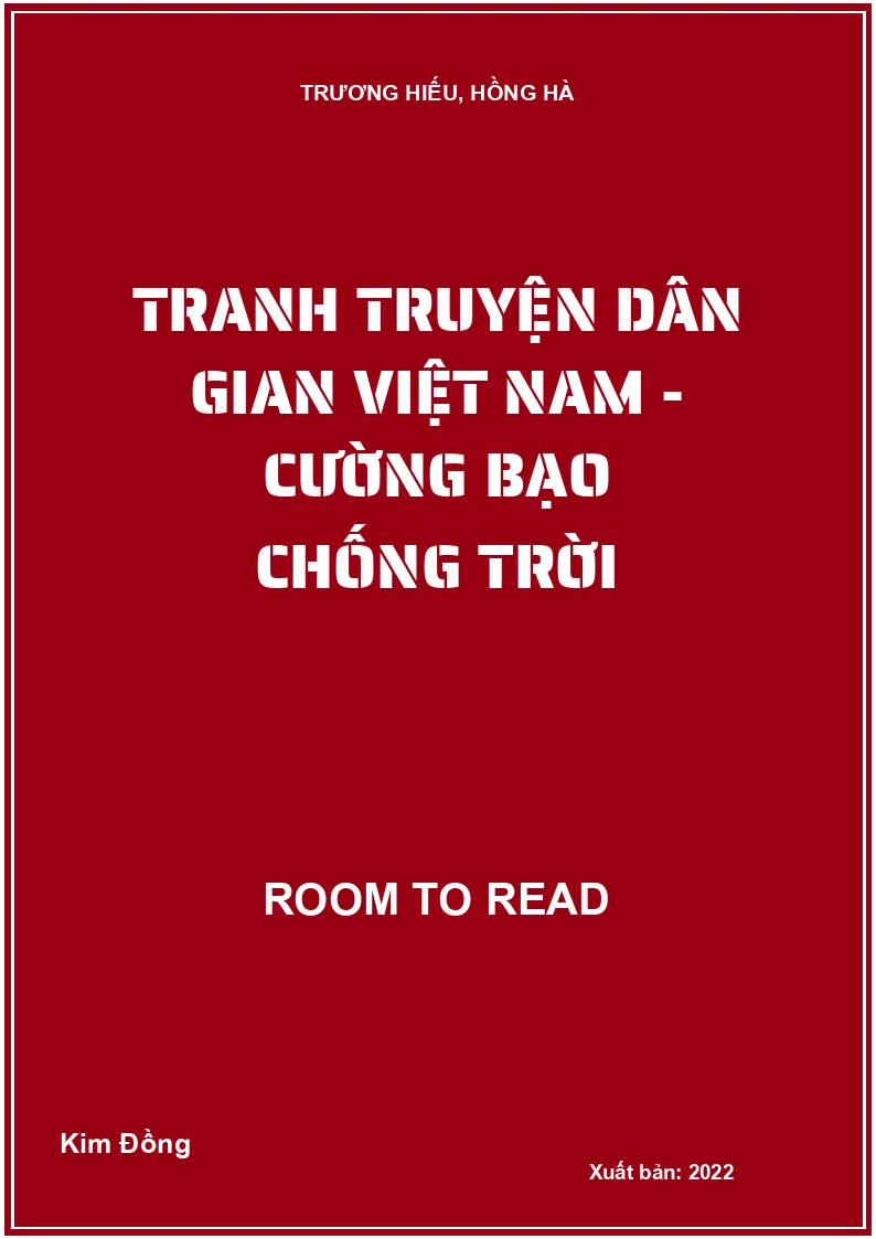 Tranh truyện dân gian Việt Nam - Cường bạo chống trời