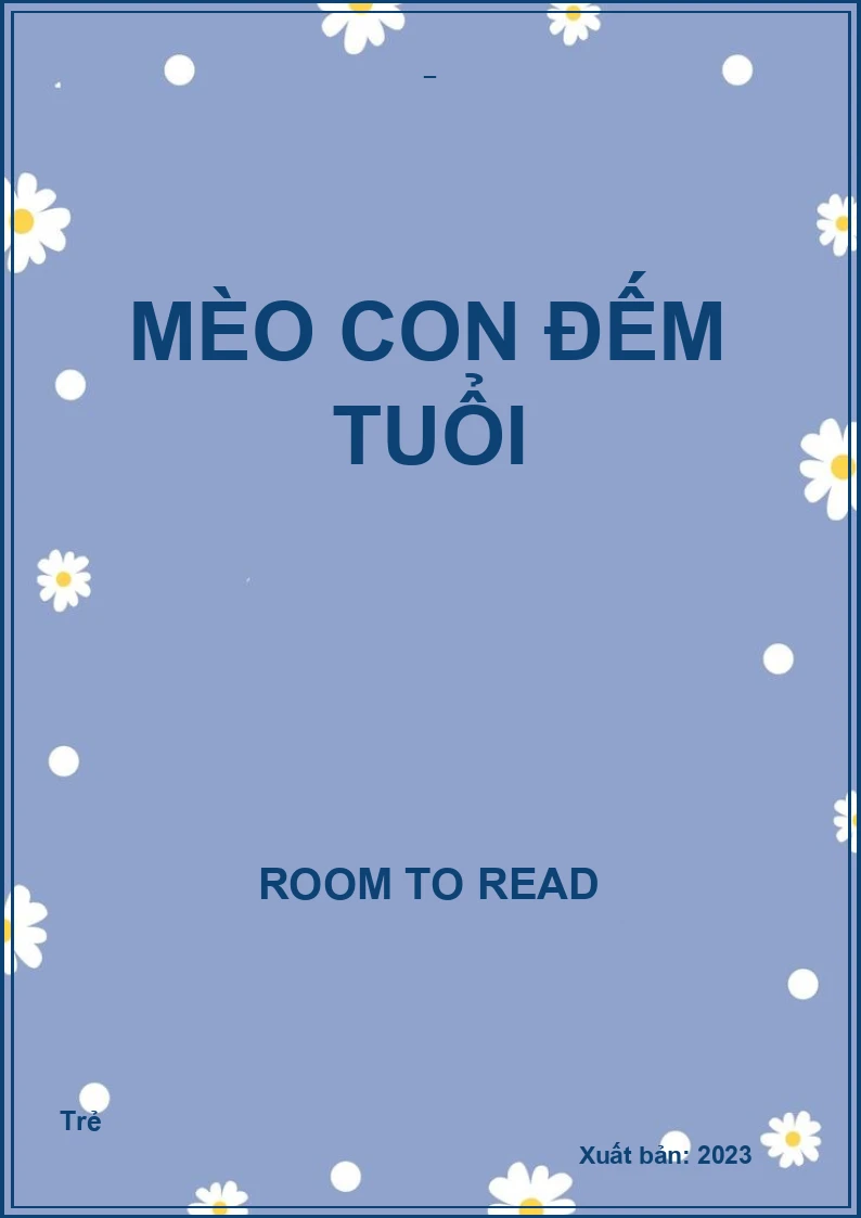 Mèo con đếm tuổi