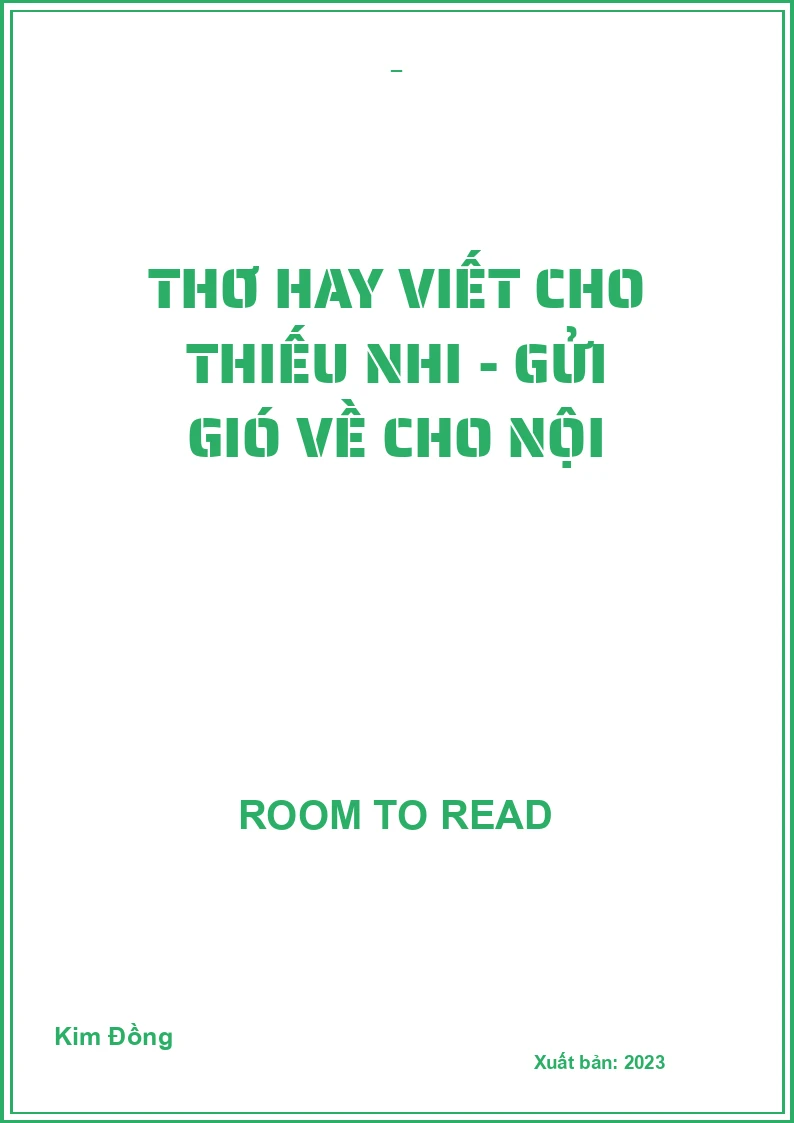 Thơ hay viết cho thiếu nhi - Gửi gió về cho nội