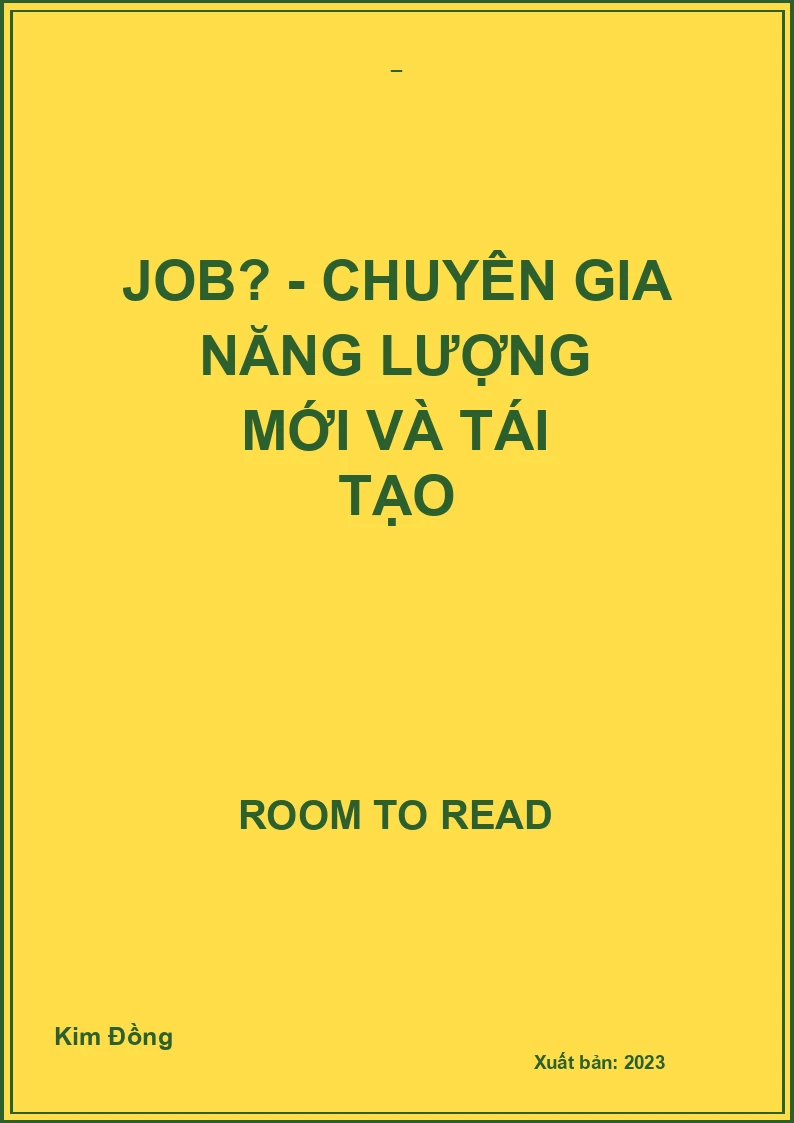 Job? - Chuyên Gia Năng Lượng Mới Và Tái Tạo