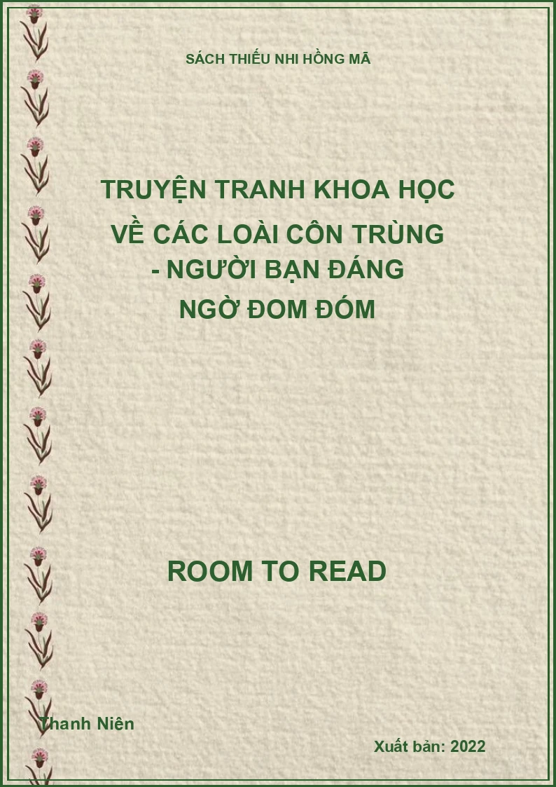 Truyện tranh khoa học về các loài côn trùng - Người bạn đáng ngờ đom đóm