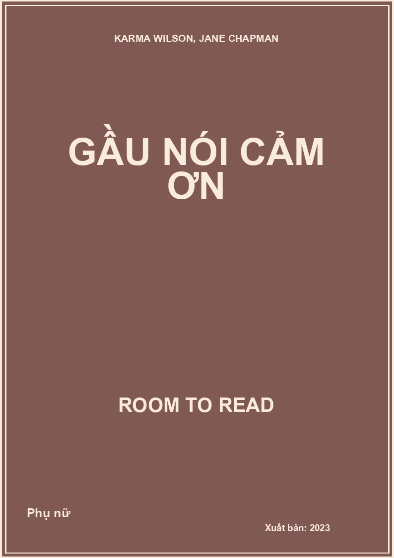Gầu Nói Cảm Ơn