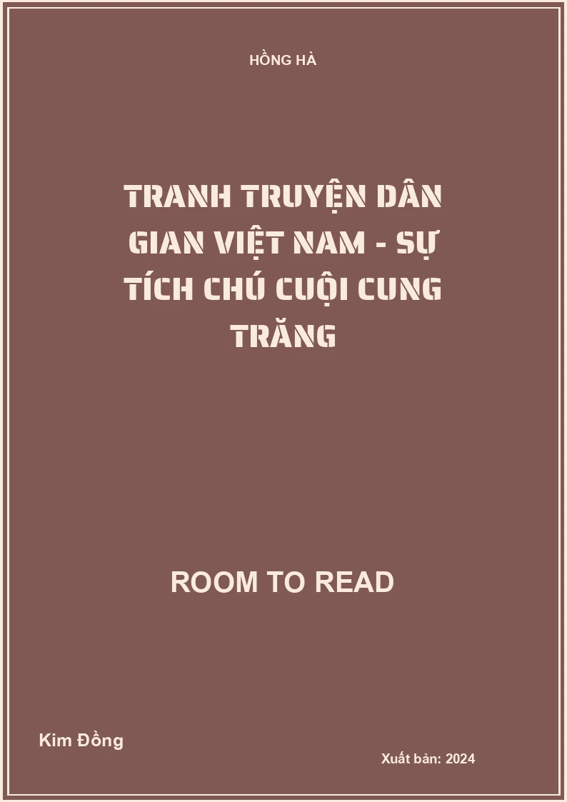 Tranh truyện dân gian Việt Nam - Sự tích chú cuội cung trăng