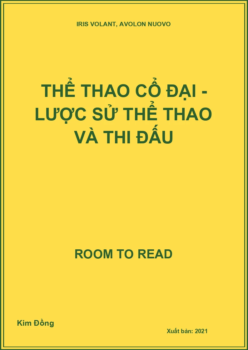 Thể thao cổ đại - Lược sử thể thao và thi đấu