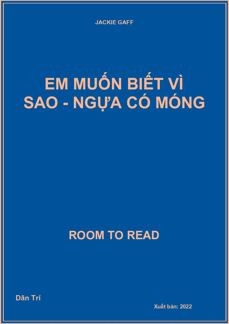 Em muốn biết vì sao - Ngựa có móng