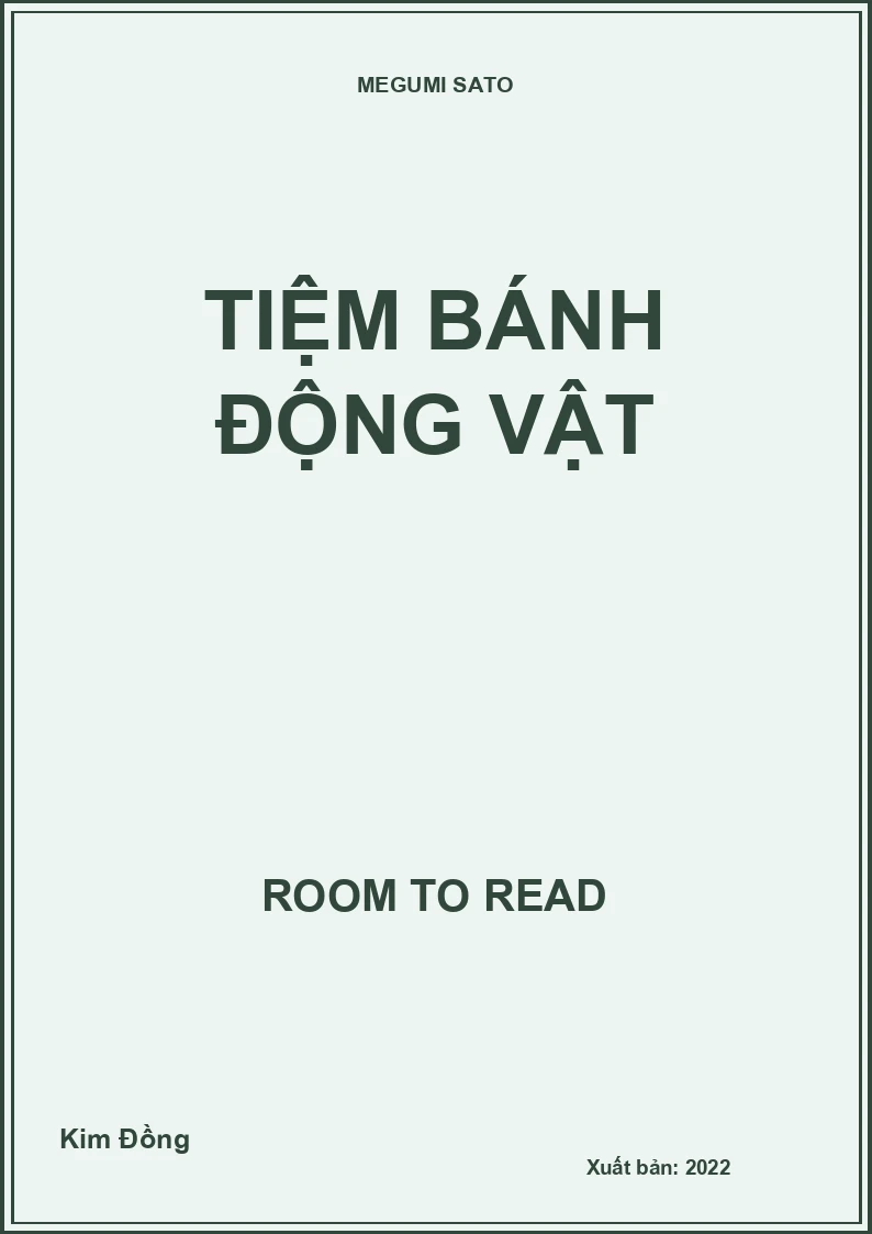 Tiệm bánh động vật