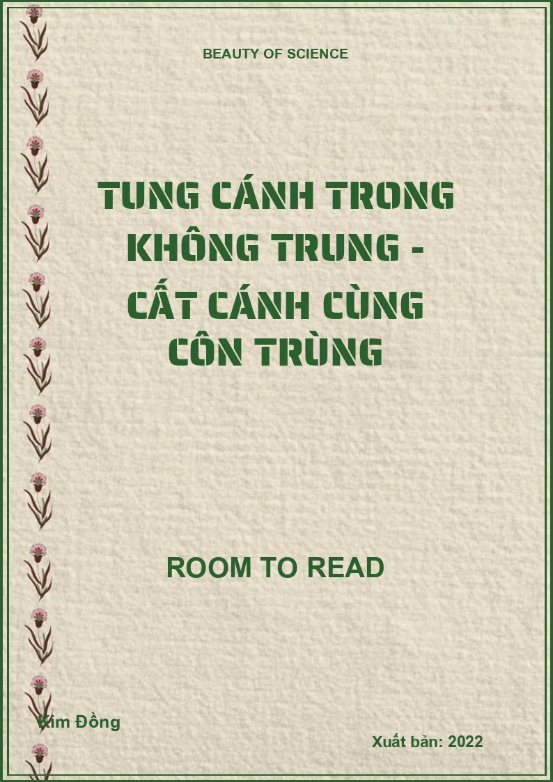 Tung cánh trong không trung - Cất cánh cùng côn trùng