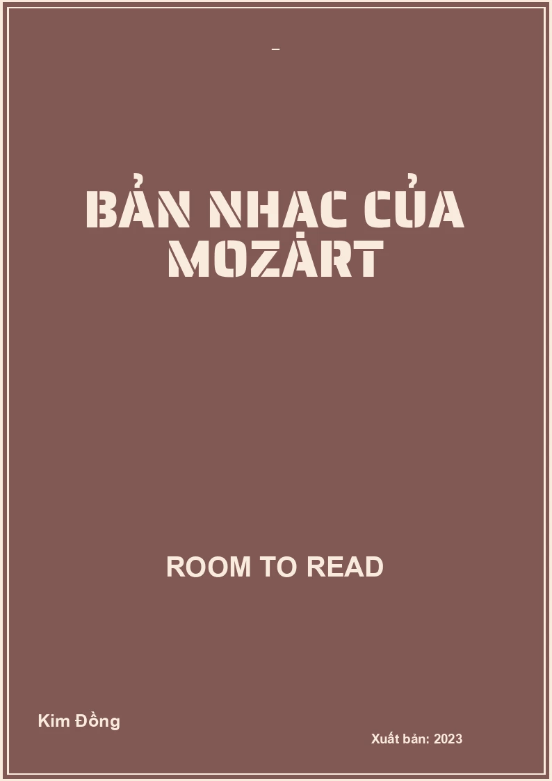 Bản Nhạc Của Mozart