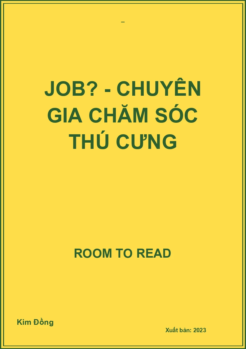 Job? - Chuyên Gia Chăm Sóc Thú Cưng