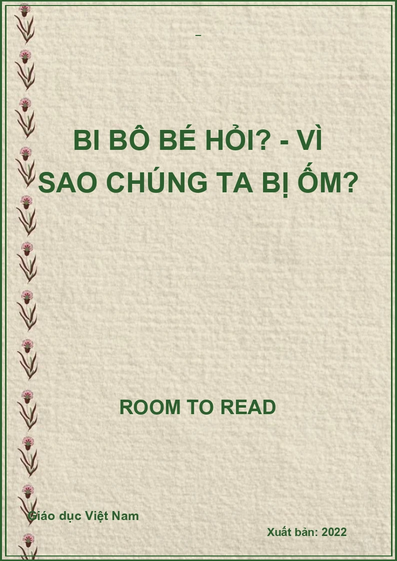 Bi bô bé hỏi? - Vì sao chúng ta bị ốm?