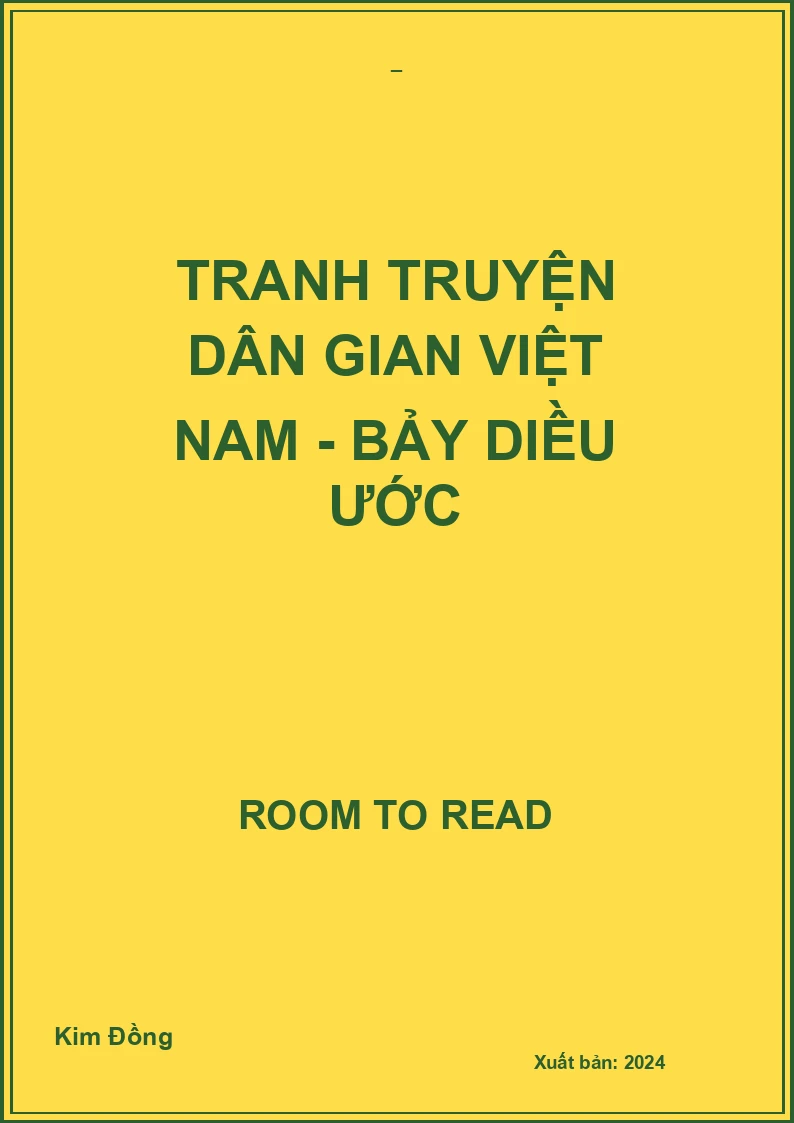 Tranh truyện dân gian Việt Nam - Bảy diều ước