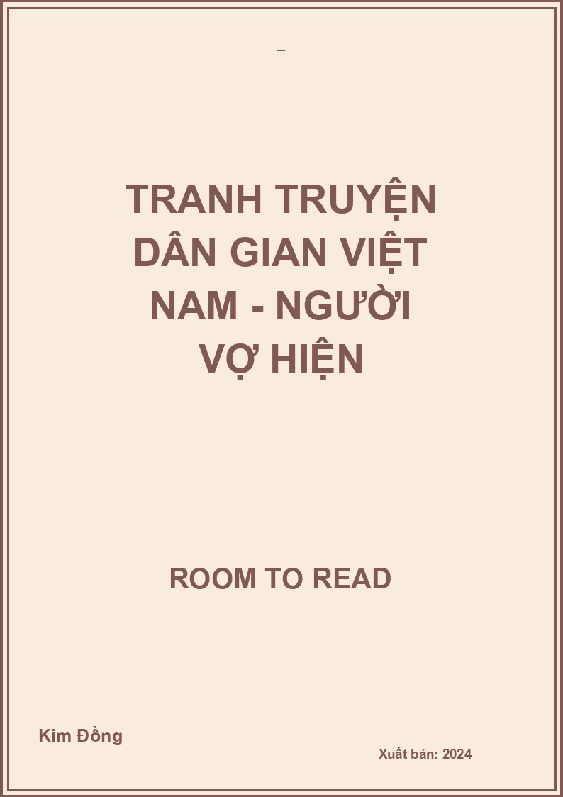Tranh truyện dân gian Việt Nam - Người vợ hiện