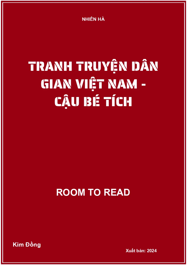Tranh truyện dân gian Việt Nam - Cậu bé Tích
