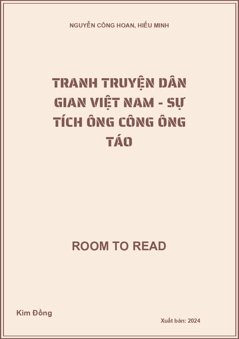 Tranh truyện dân gian Việt Nam - Sự tích ông Công ông Táo