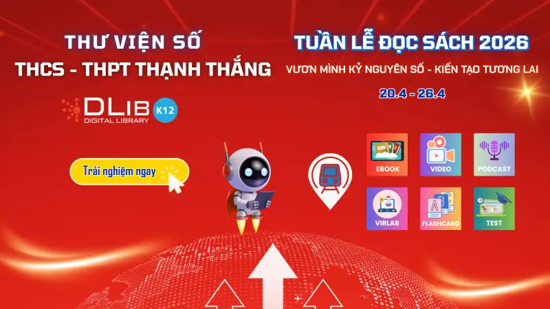 Chinh phục Tuần Lễ Đọc Sách 2026: “Vươn mình Kỷ nguyên số – Kiến tạo tương lai” với 6 trạm trải nghiệm hấp dẫn