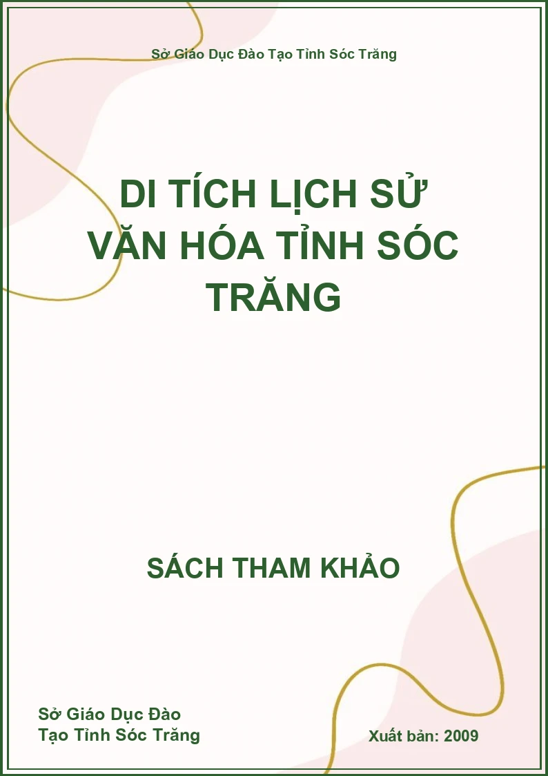 Di tích lịch sử văn hóa tỉnh Sóc Trăng
