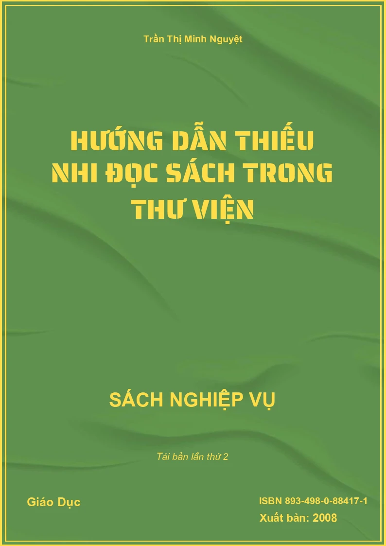 Hướng dẫn thiếu nhi đọc sách trong thư viện