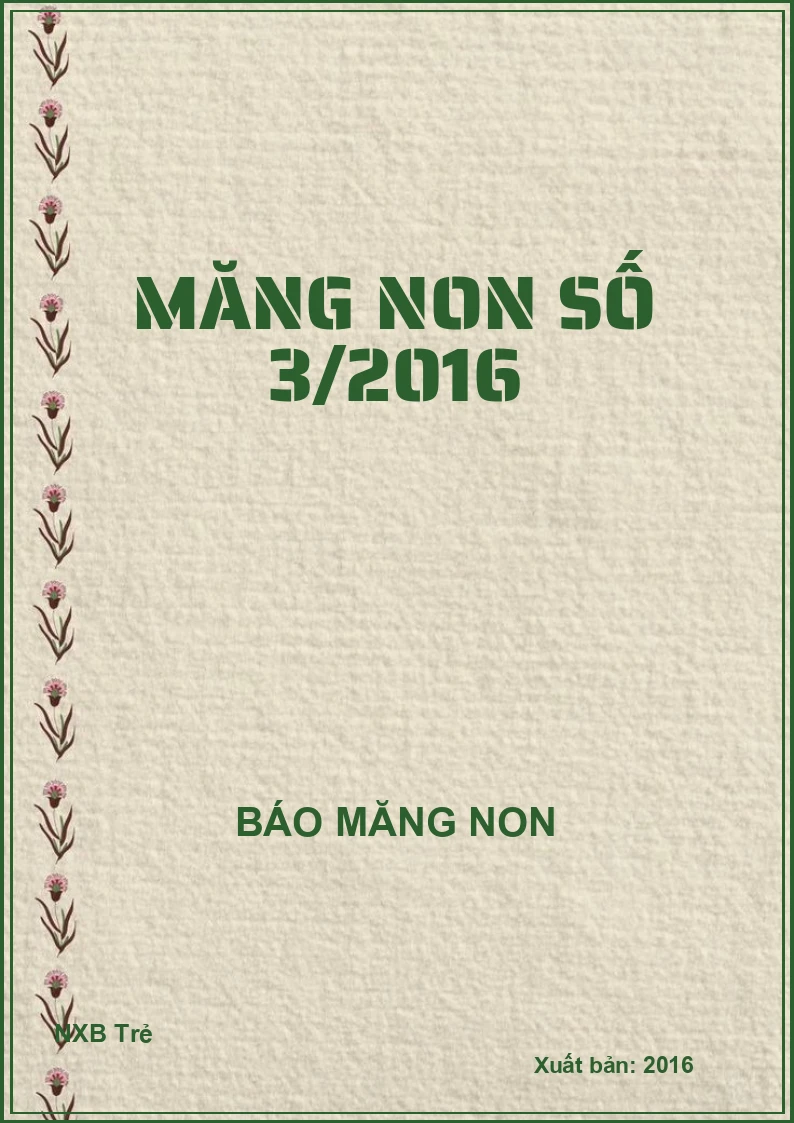 Măng non số 3/2016