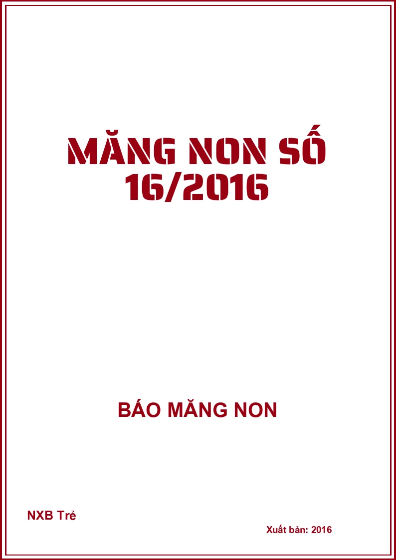 Măng non số 16/2016