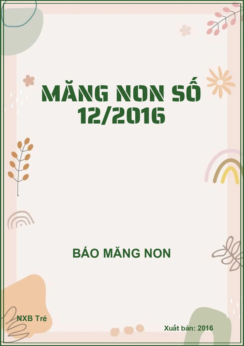 Măng non số 12/2016