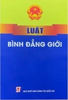 Luật bình đẳng giới