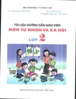 Tài liệu hướng dẫn giảng dạy môn Tự Nhiên và Xã Hội lớp 2 - VNEN