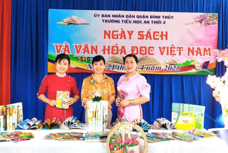 Ngày Sách và Văn hóa đọc Việt Nam - Hành trình lan tỏa tri thức tại trường TH An Thới 2