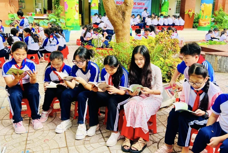 Học sinh trường Tiểu học Cái Khế 1 hào hứng tham gia Ngày hội Đọc sách