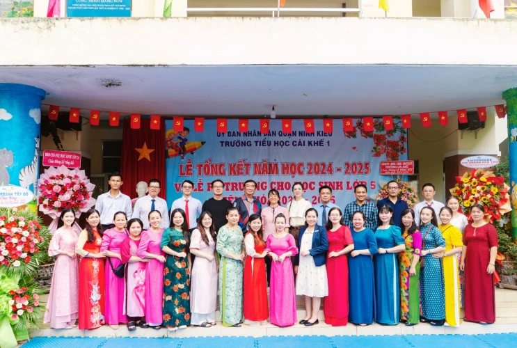 Trường Tiểu học Cái Khế 1 tổ chức Lễ tổng kết năm học 2024 - 2025