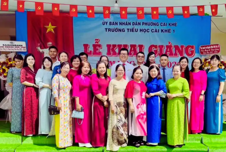 Khởi động năm học mới sôi động, năng lượng tràn đầy tại trường TH Cái Khế 1
