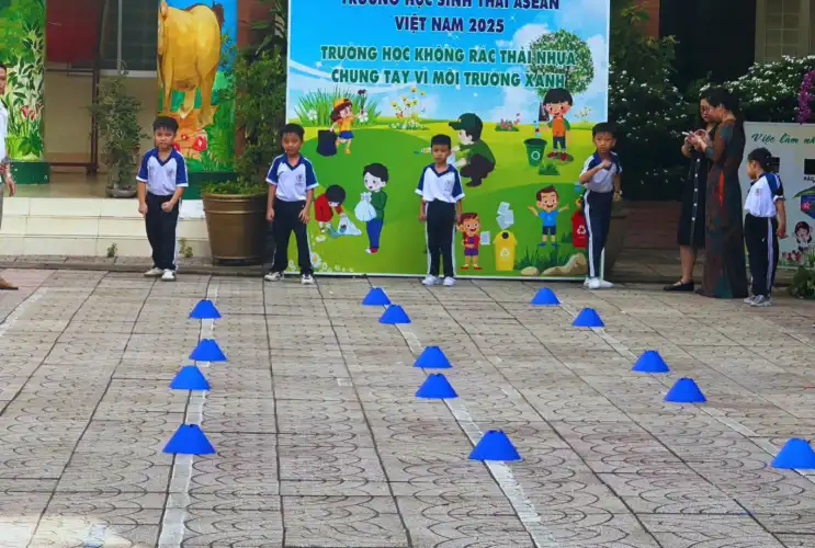 Hào hứng tranh tài môn Điền kinh – Hội khỏe Phù Đổng năm học 2025–2026