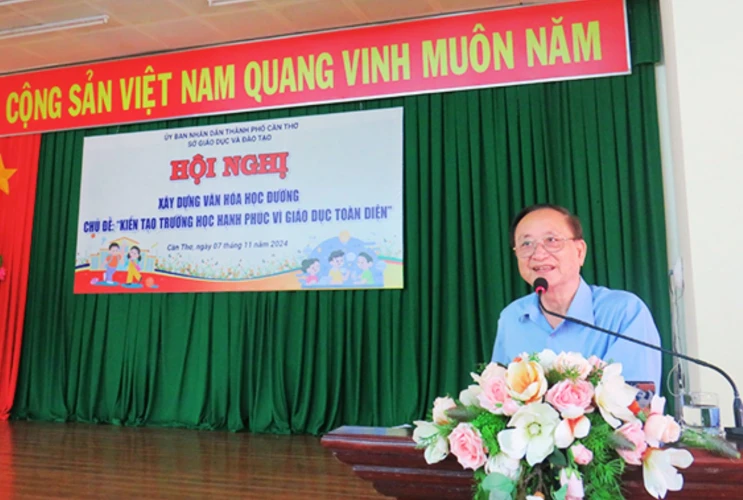Hội nghị xây dựng văn hóa học đường với chủ đề “Kiến tạo trường học hạnh phúc vì giáo dục toàn diện”