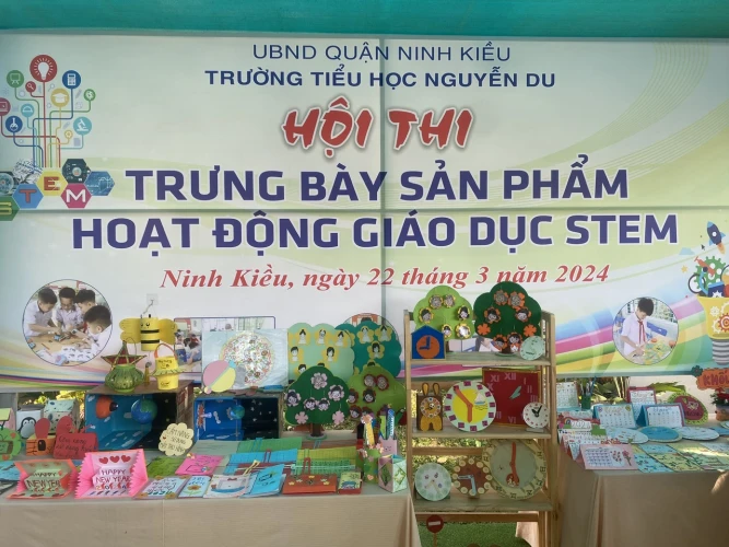 Hội thi trưng bày sản phẩm hoạt động giáo dục STEM năm học 2023-2024