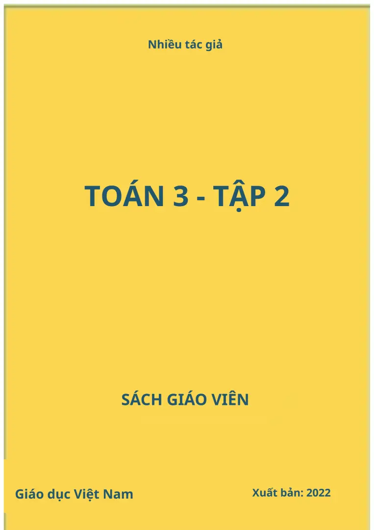 Toán 3 - Tập 2
