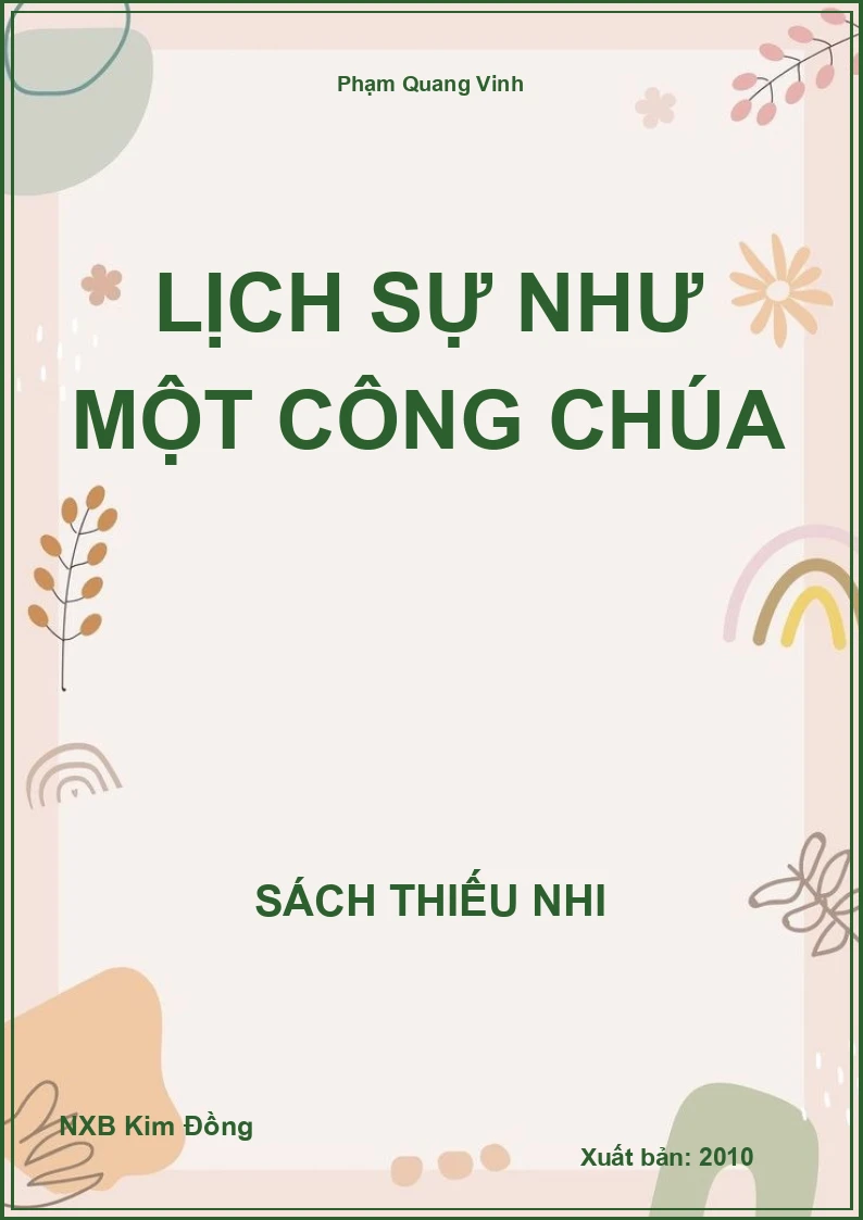 Lịch sự như một công chúa