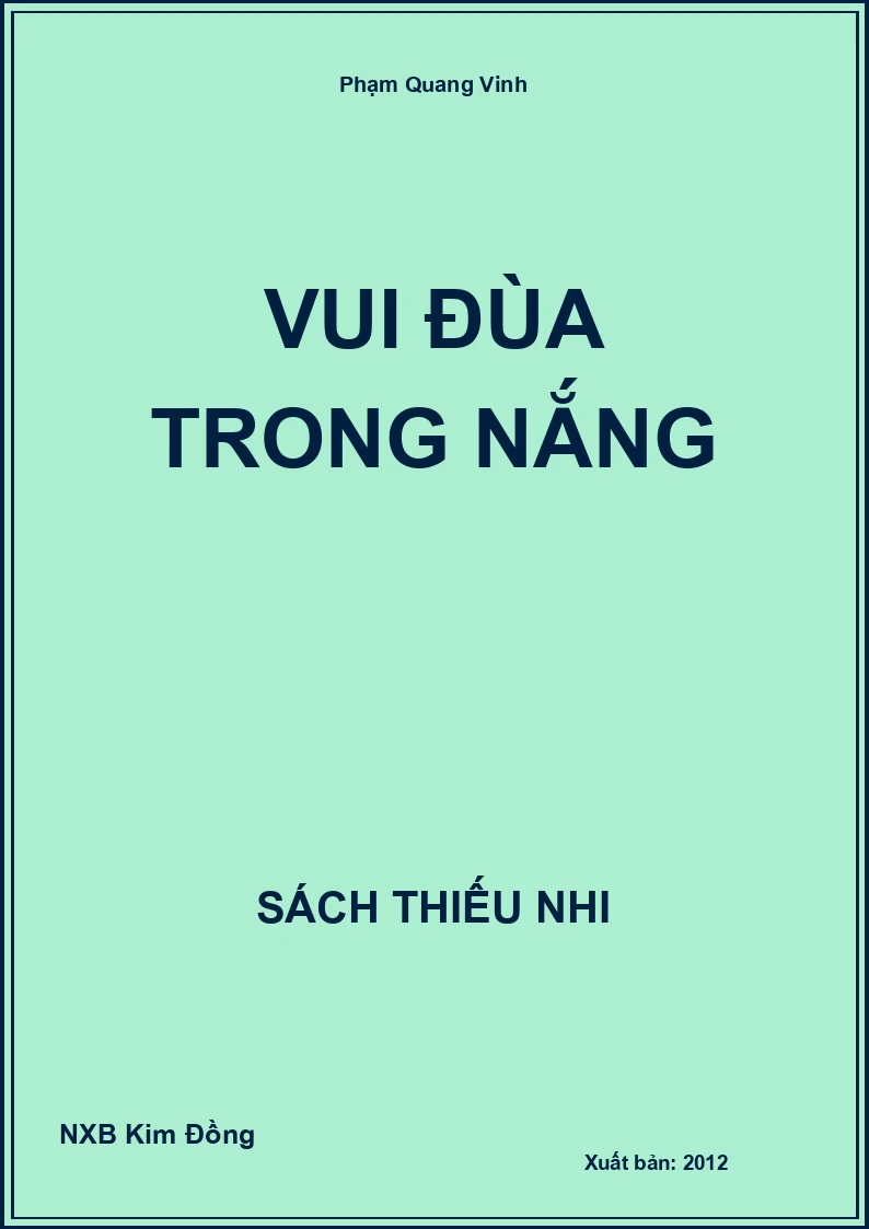 Vui đùa trong nắng