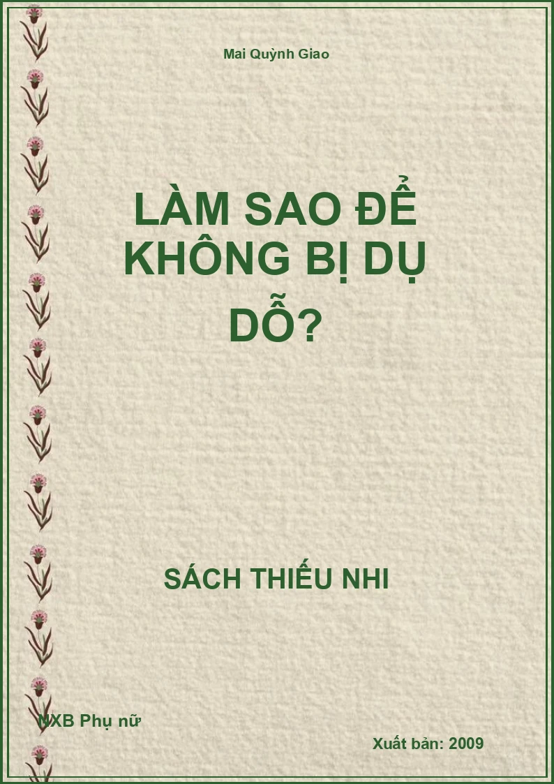 Làm sao để không bị dụ dỗ?