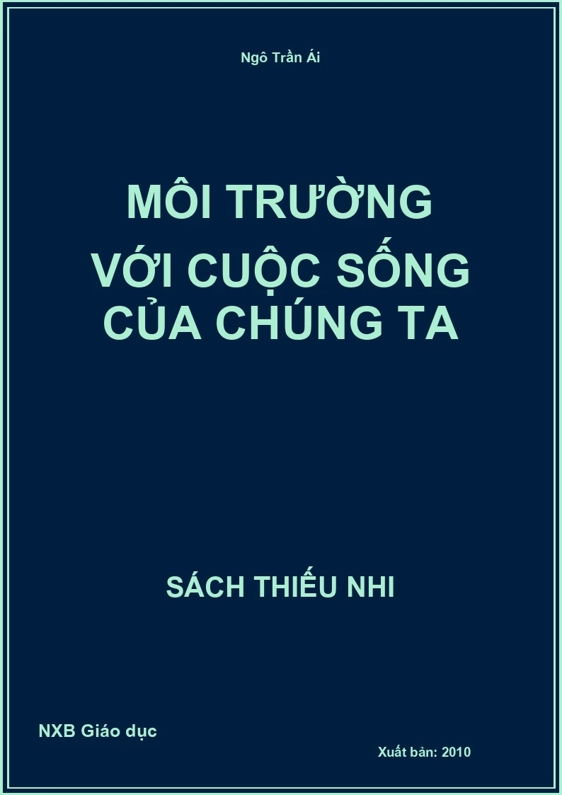 Môi trường với cuộc sống của chúng ta