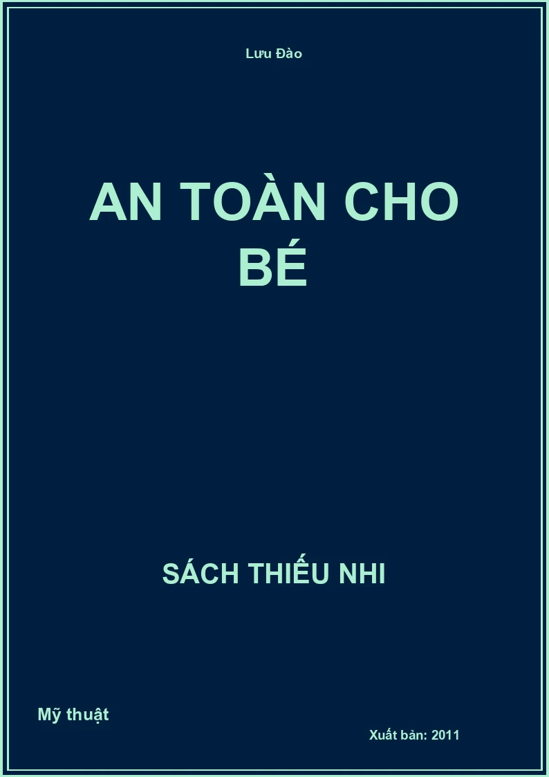 An toàn cho bé