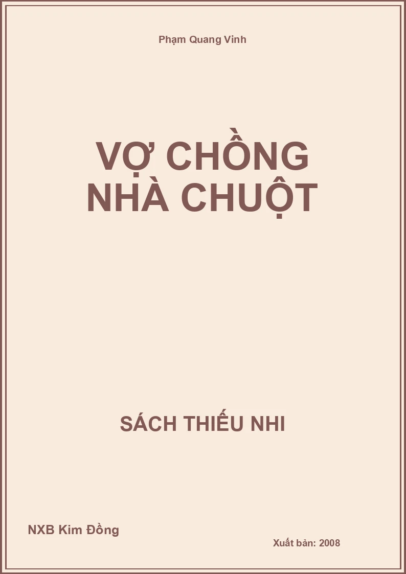 Vợ chồng nhà chuột