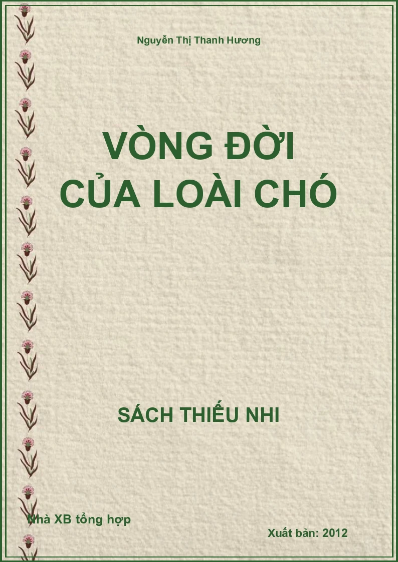 Vòng đời của loài chó