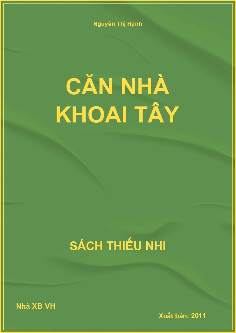 Căn nhà khoai Tây