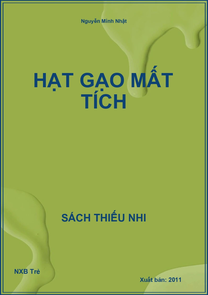 Hạt gạo mất tích