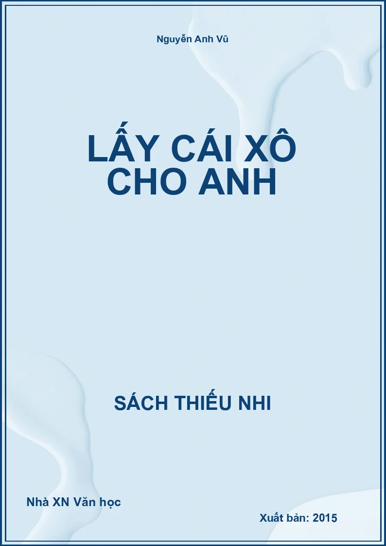 Lấy cái xô cho anh