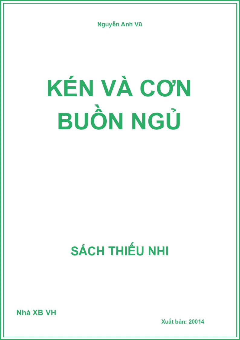 Kén và cơn buồn ngủ