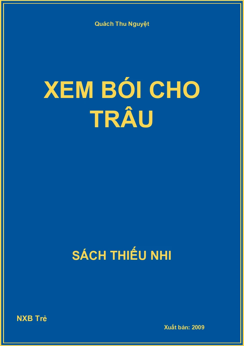Xem bói cho trâu