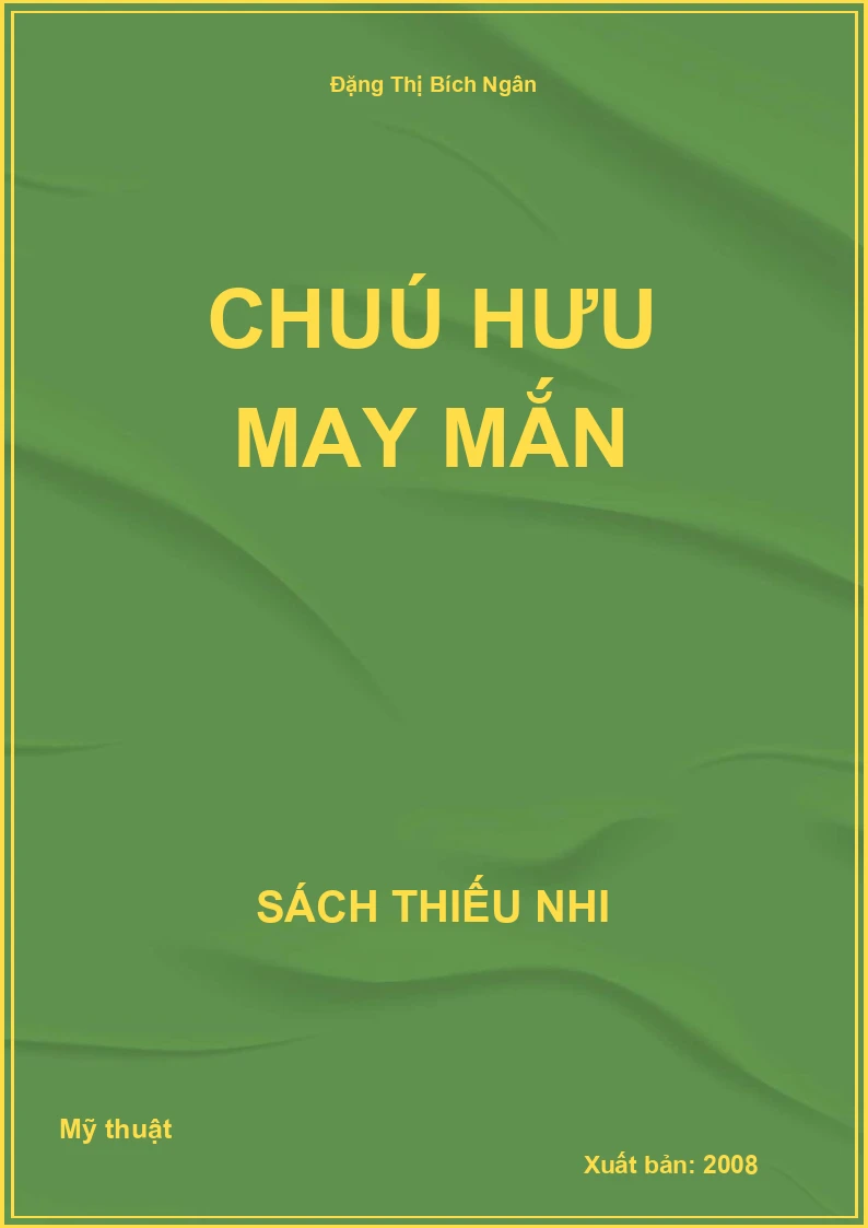 Chuú hưu may mắn