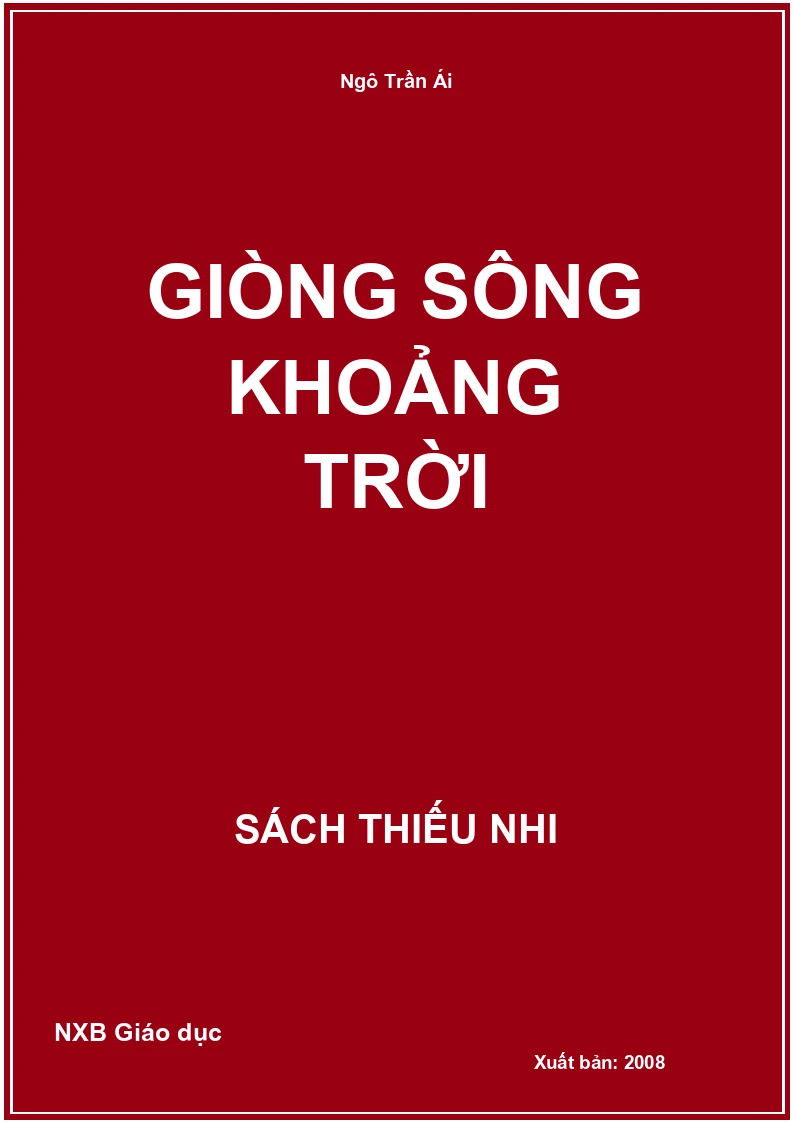 Giòng sông khoảng trời