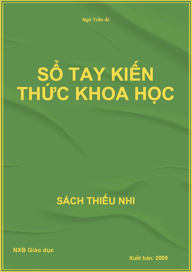 Sổ tay kiến thức khoa học